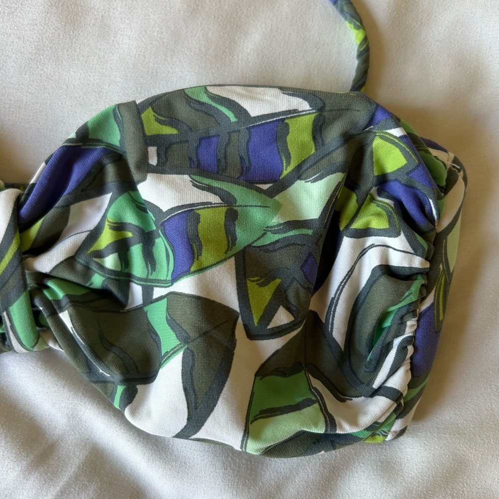 Multicolor Leaf Life Pattern Two Piece Bikini Bat… - image 5